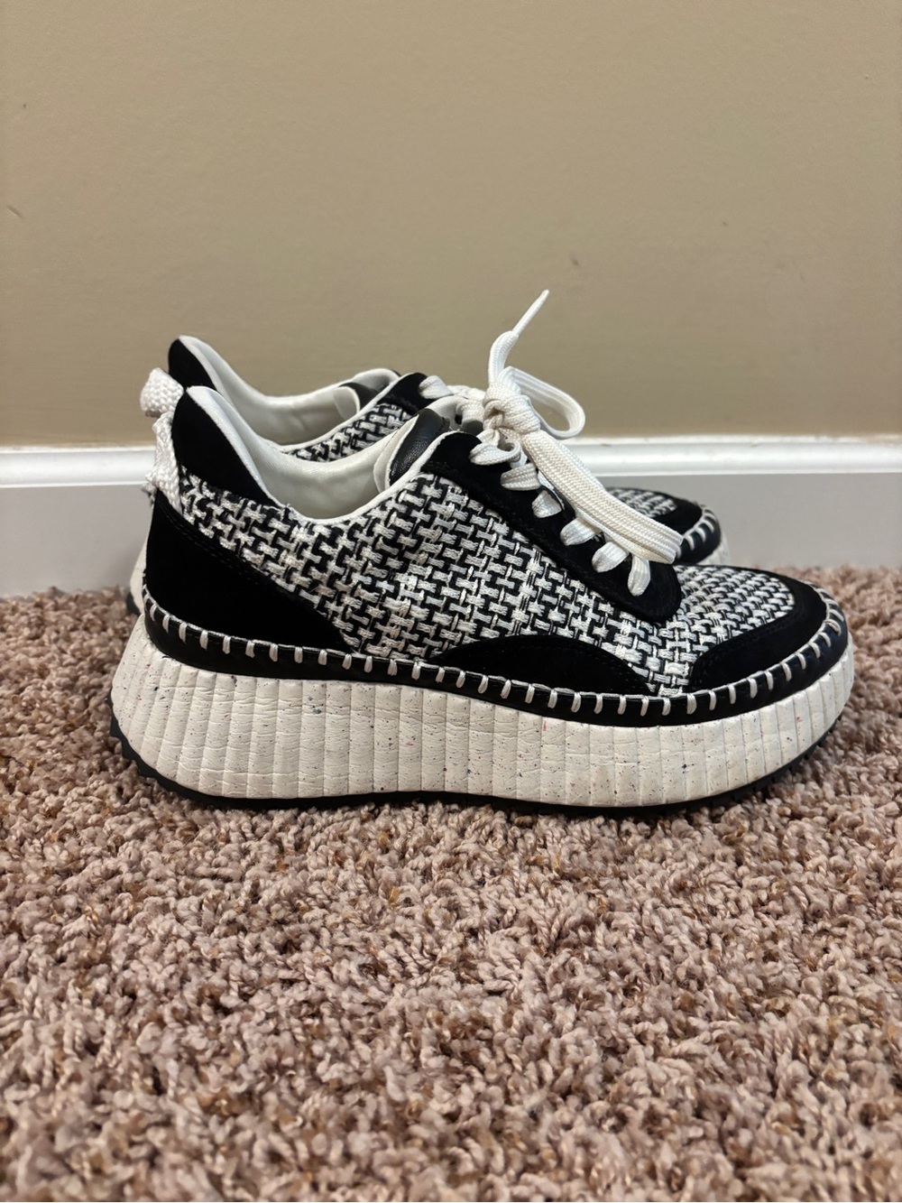 Target Black and White Platform Sneakers